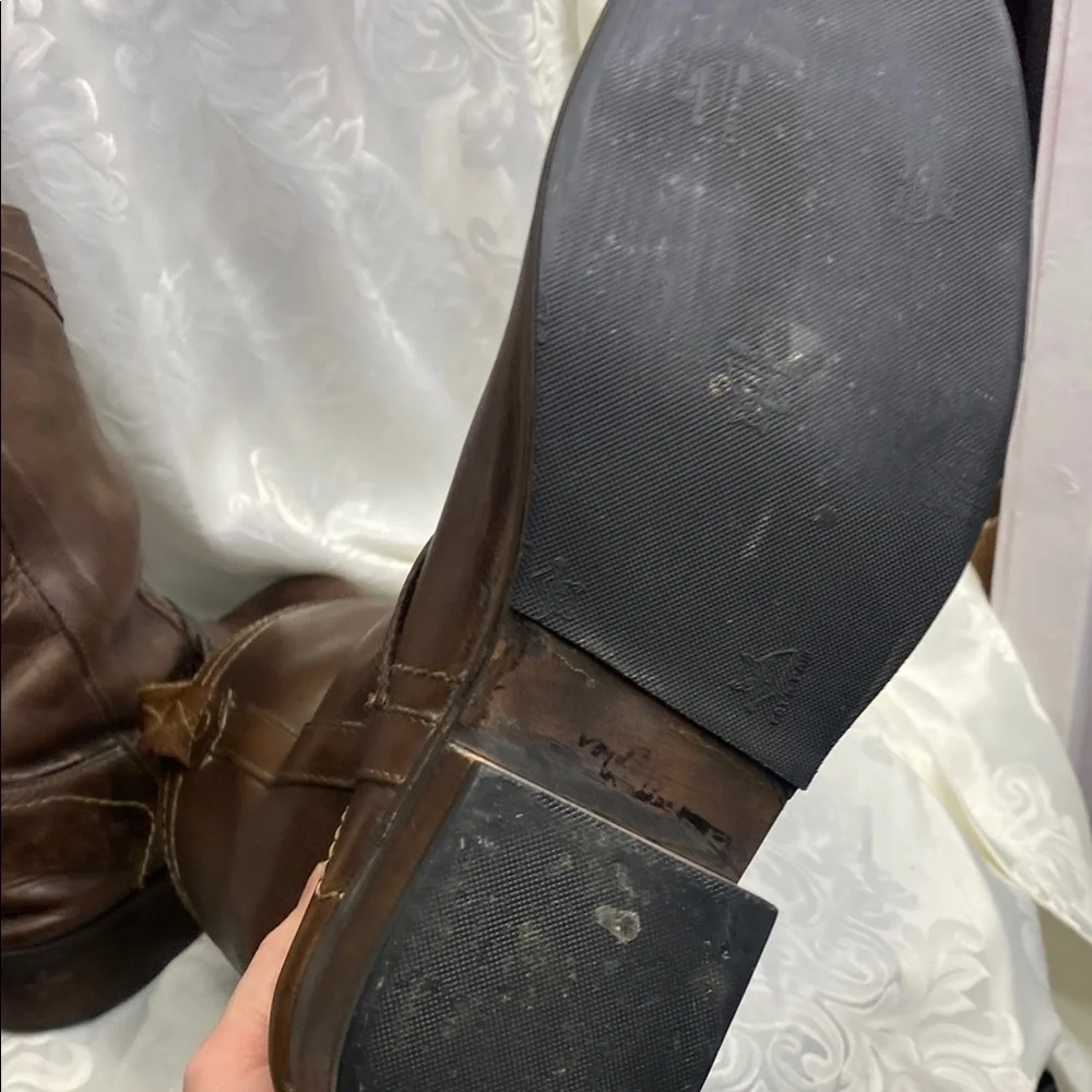 Vintage Bullboxer Men's Brown Leather Boots - Picture 5 of 8